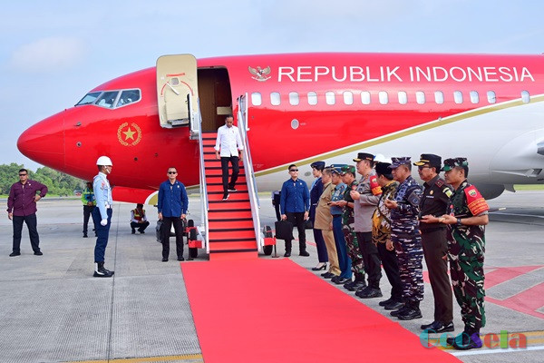 Pangdam IBB Mendampingi Presiden Jokowi Resmikan Jalan Tol Pekanbaru-Padang dan IPAL Kota Pekanbaru