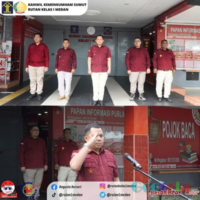 Gelar Apel Pagi, Ka KPR Tetap Semangat dan Solid