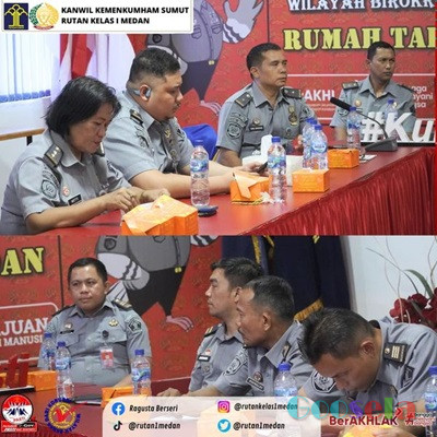 Rutan Kelas I Kota Medan Mengikuti Pembukaan Rangkain Hari Pengayoman Ke-79 Tahun 2024