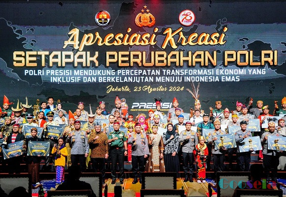 Kasum TNI Menghadiri Acara Malam Apresiasi Setapak Perubahan Polri Tahun 2024 di Jaksel