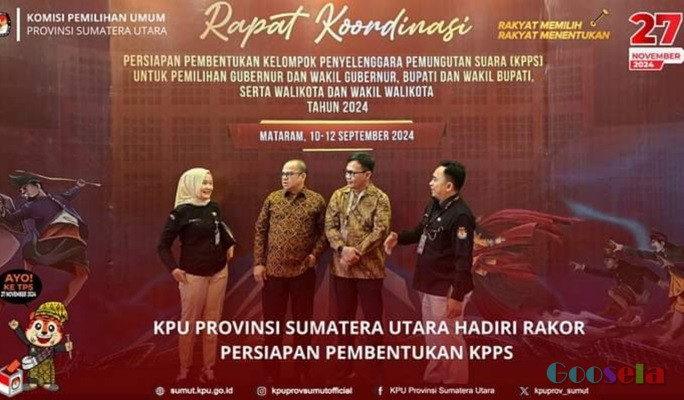 KPU Provinsi Sumut Menghadiri Rakor Persiapan Pembentukan KPPS di NTB