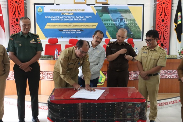 Pemkab Samosir Menggelar Forum Konsultasi Publik Rencana Kerja Pemerintah Daerah (RKPD) Kabupaten Samosir Tahun 2026