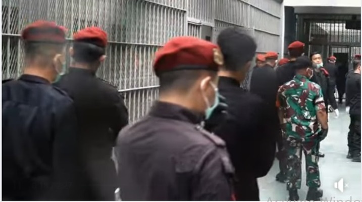 Rutan Kelas 1 Medan Menggelar Apel Siaga Dan Razia Gabungan Bersama TNI dan Polri