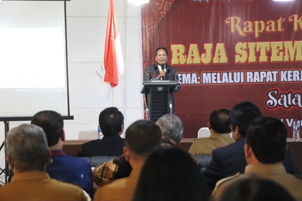Buka Rakernas Punguan Raja Sitempang Indonesia, Wabup Mengingatkan Pentingnya Sinergitas