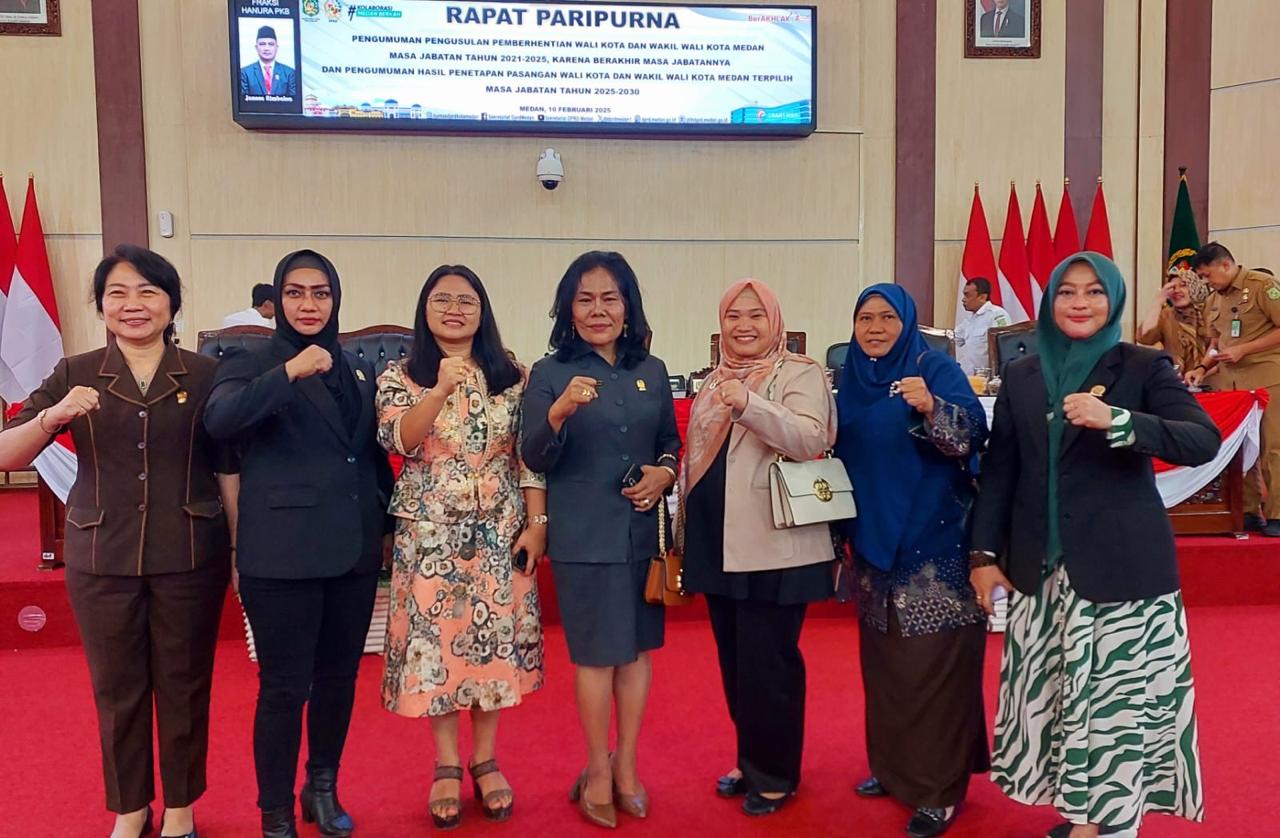Modesta Marpaung Nahkodai Kaukus Perempuan Parlemen DPRD Kota Medan, Siap untuk Perjuangkan Hak Perempuan