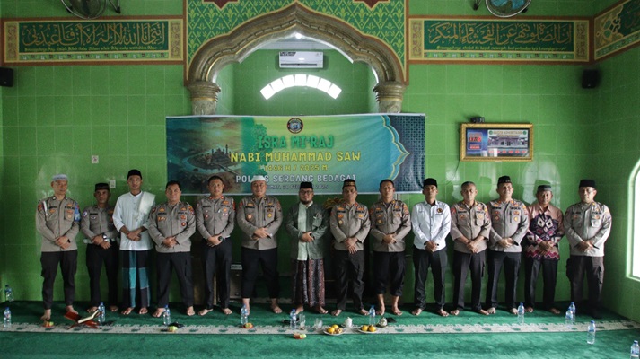 Polres Sergai Peringati Isra Mi'raj 1446 H