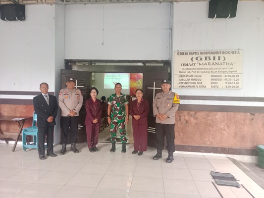 Kodim Boyolali Turut untuk Amankan Sejumlah Gereja di Wilayahnya
