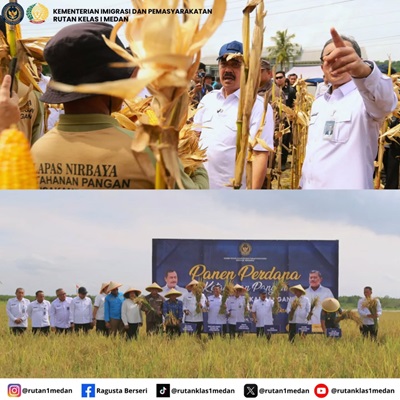 Nusakambangan Panen Perdana, Bangun Lumbung Ketahanan Pangan dan Memberikan Kesempatan buat Warga Binaan