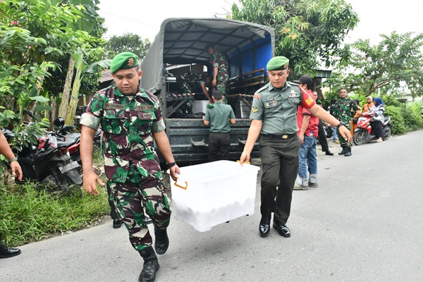 Program Makan Sehat Bergizi SD Negeri 067240 Medan Tembung Merupakan Wujud Kepedulian Kodam IBB Terhadap Pembinaan Karakter Anak