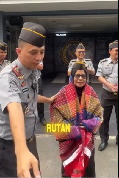 Rutan Kelas I Medan Laksanakan Apel Penyematan Tanda Pangkat dan Pelepasan Pegawai Purna Tugas