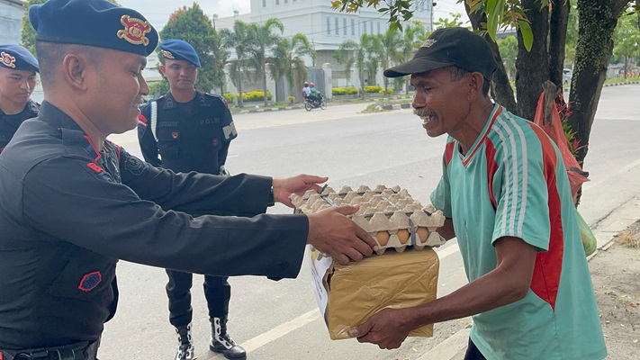 Brimob Polda Sumut Hadirkan Kasih di Tengah Warga Masyarakat, Baksos “Peduli Sesama” Warnai Minggu Penuh Harapan