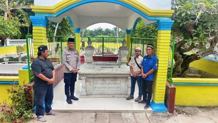 Menjelang HUT Bhayangkara Ke-79, Polsek Tanjung Beringin Lestarikan Sejarah Kerajaan Bedagai