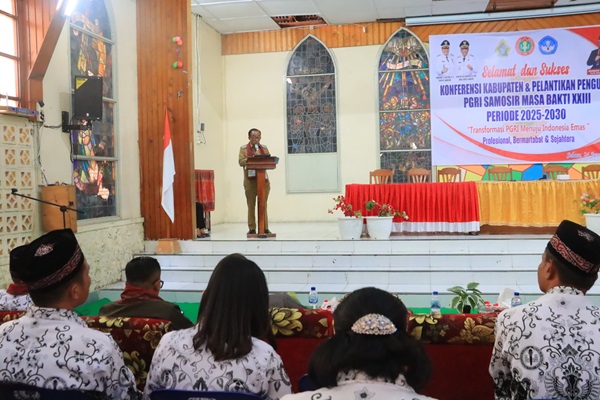 Wabup Samosir Menghadiri Pelantikan PGRI dan Dorong Kontribusi Aktif dalam Dunia Pendidikan