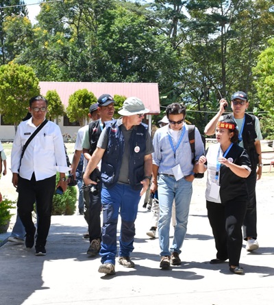 Hari Kedua Penilaian Ulang, Asesor UNESCO Geopark Kaldera Toba Lakukan Kunjungan ke Geosite di Samosir