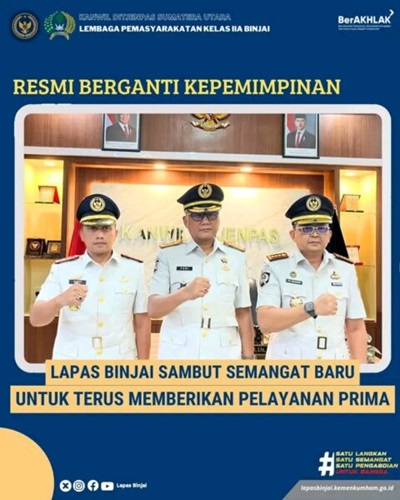 Dengan Semangat Baru, Lapas Binjai Berkomitmen Berikan Pelayanan Terbaik