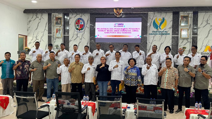 Pelantikan Pengurus SMSI Deliserdang Digelar, Heri Siswoyo Resmi Memimpin