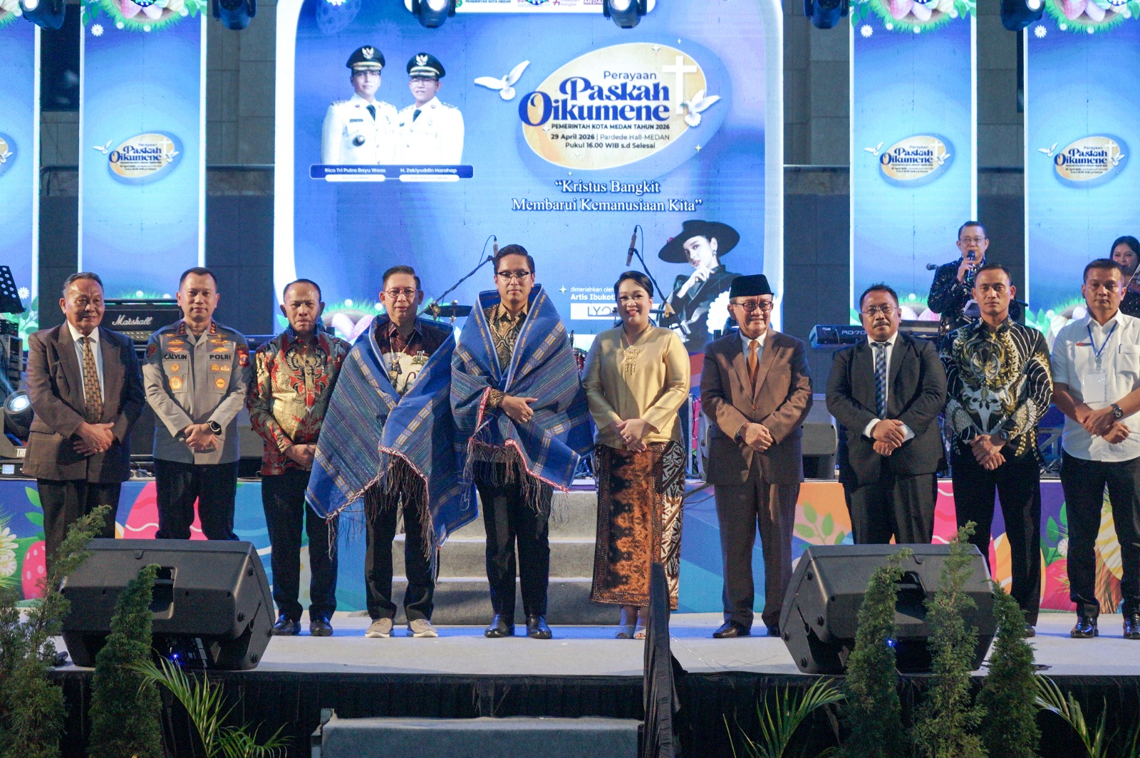 Rico Waas Dorong Paskah BKAG Medan Jadi Penguat Kerukunan Antar Umat Beragama di Medan