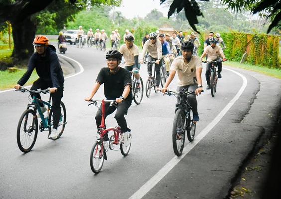 Lewat Gowes 21 Km, Zakiyuddin Harahap dan Forkopimda Monitoring Kota Medan serta Perkuat Kebersamaan