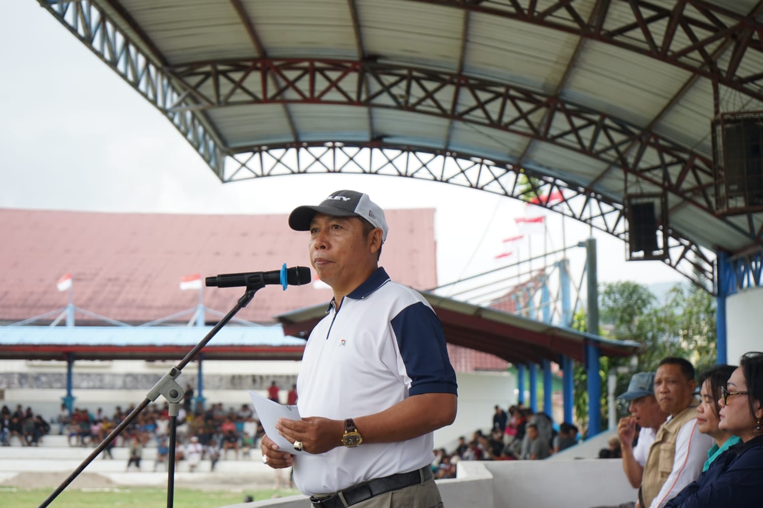 Meriahkan Hari Jadi Ke-81 Tahun Taput, Bupati JTP Hutabarat Resmi Membuka Turnamen Sepak Bola Bupati Cup 2026