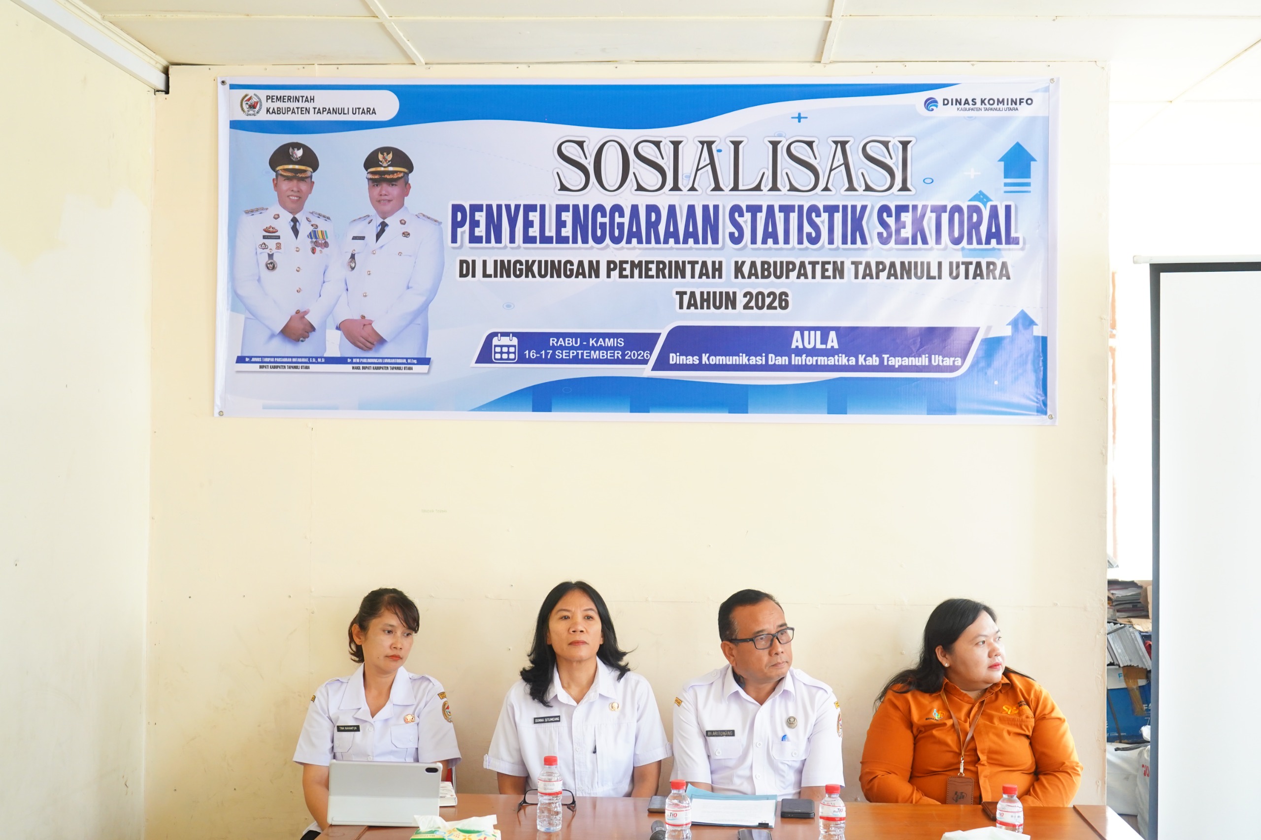 Tingkatkan Kualitas Data Pembangunan, Pemkab Taput Laksanakan Sosialisasi Penyelenggaraan Statistik Sektoral