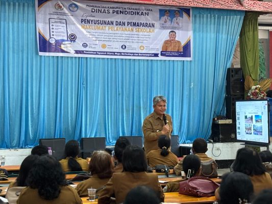 Bupati Taput Serius Meningkatkan Kualitas Pendidikan Berkelanjutan melalui Maklumat Pelayanan Sekolah